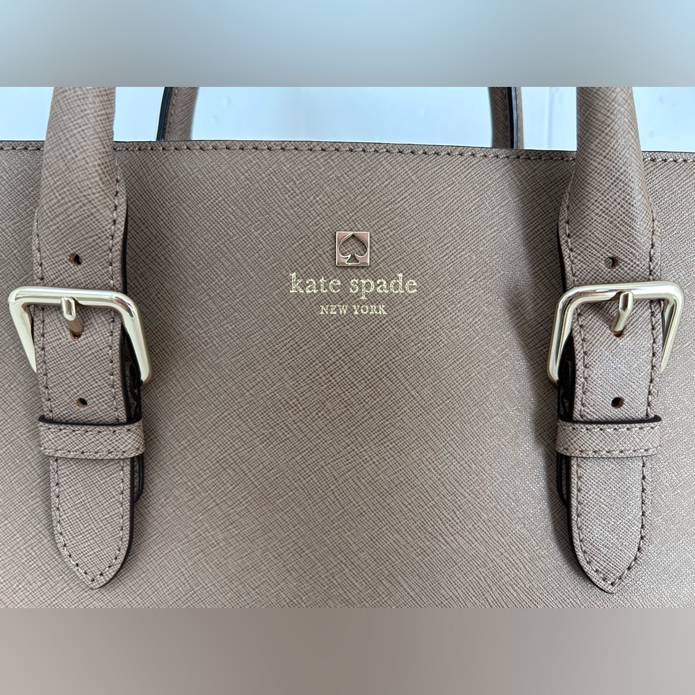 kate spade Beige Shoulder Bag with Elegant Design